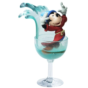 MICKEY DANS LE VERRE: FANTASIA - statuette résine