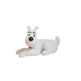 TINTIN: MILOU COUCHE - figurine plastique (petit modèle)