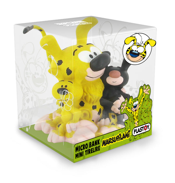Plastoy Franquin Marsupilami - Tirelire marsu bébé dans son oeuf Plastoy Franquin Marsupilami - Tirelire marsu bébé dans son oeuf