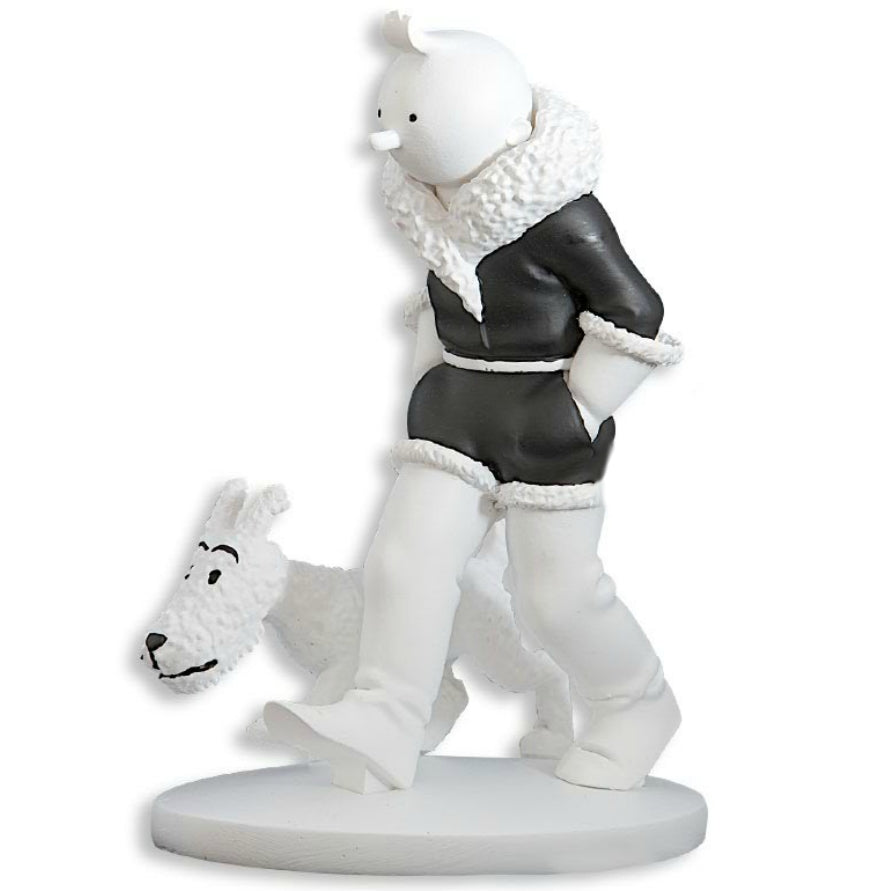 TINTIN: TINTIN AVIATEUR & MILOU A BERLIN - statuette résine 11.5 cm