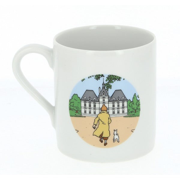 TINTIN: TINTIN ET HADDOCK, PETIT DEJEUNER A MOULINSART - mug en porcelaine
