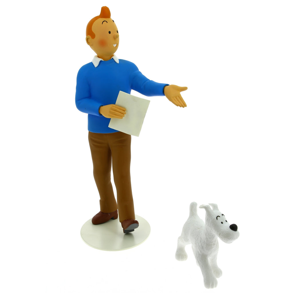 Statuette de collection TINTIN & Milou "Le Musée Imaginaire de TINTIN" Moulinsart 46007 (occasion, première édition)