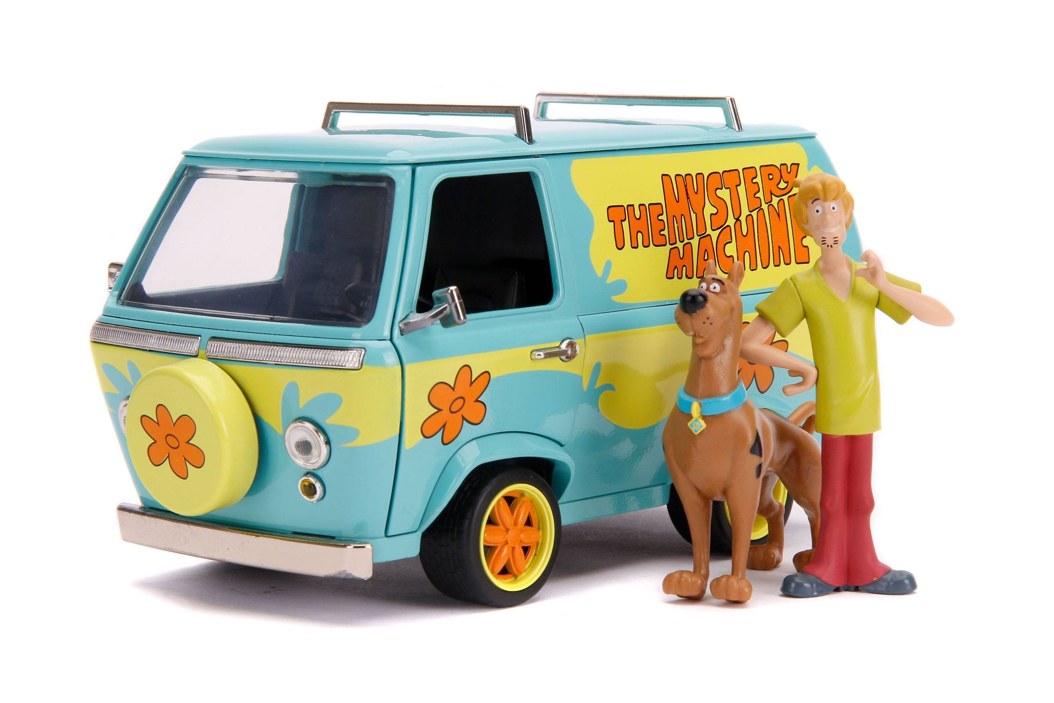 Shaggy driving the mystery machine