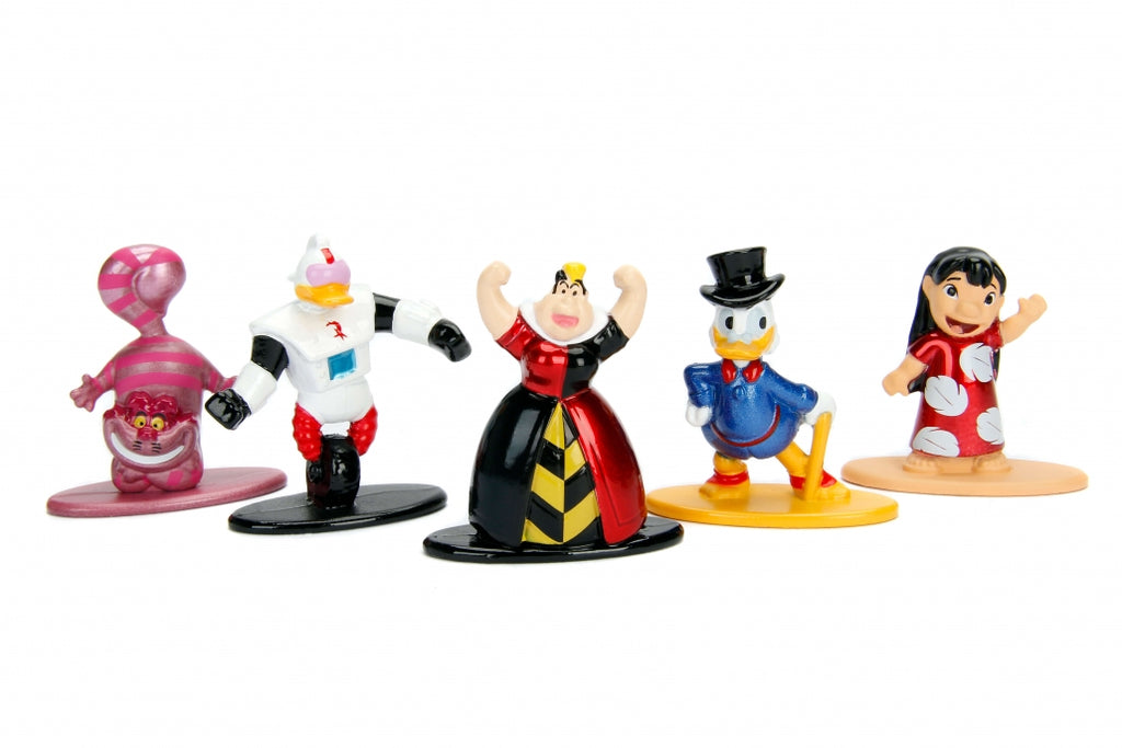 Figurines en métal Scrooge Gizmoduck Queen of Hearts Cheshire Cat