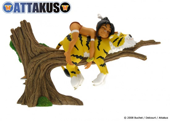 SILLAGE: NAVIS & HOUYO SUR L'ARBRE - statuette résine 14 cm