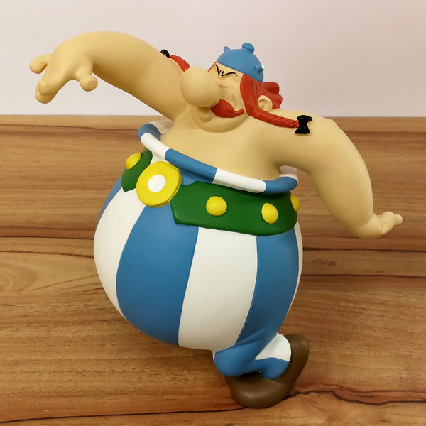 ASTERIX: OBELIX DANSEUR - statuette résine 18 cm
