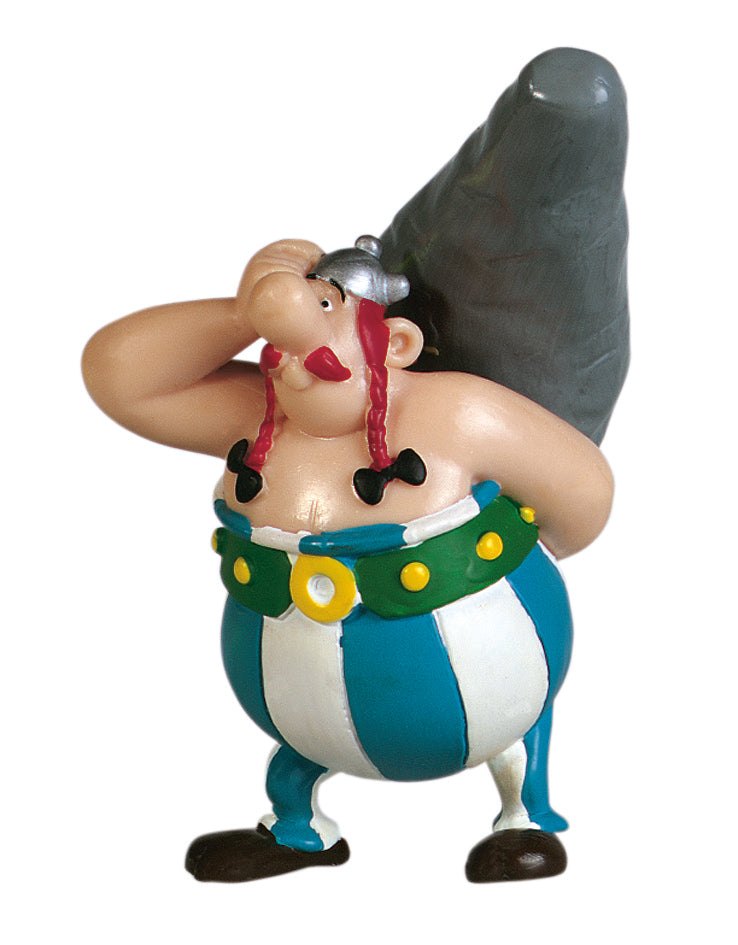 ASTERIX: OBELIX ET SON MENHIR #1 - figurine pvc 7 cm, plastoy ...