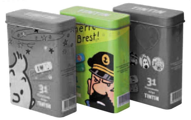 TINTIN: PANSEMENTS "BOITE VERTE" - boîte de 31 pansements stériles
