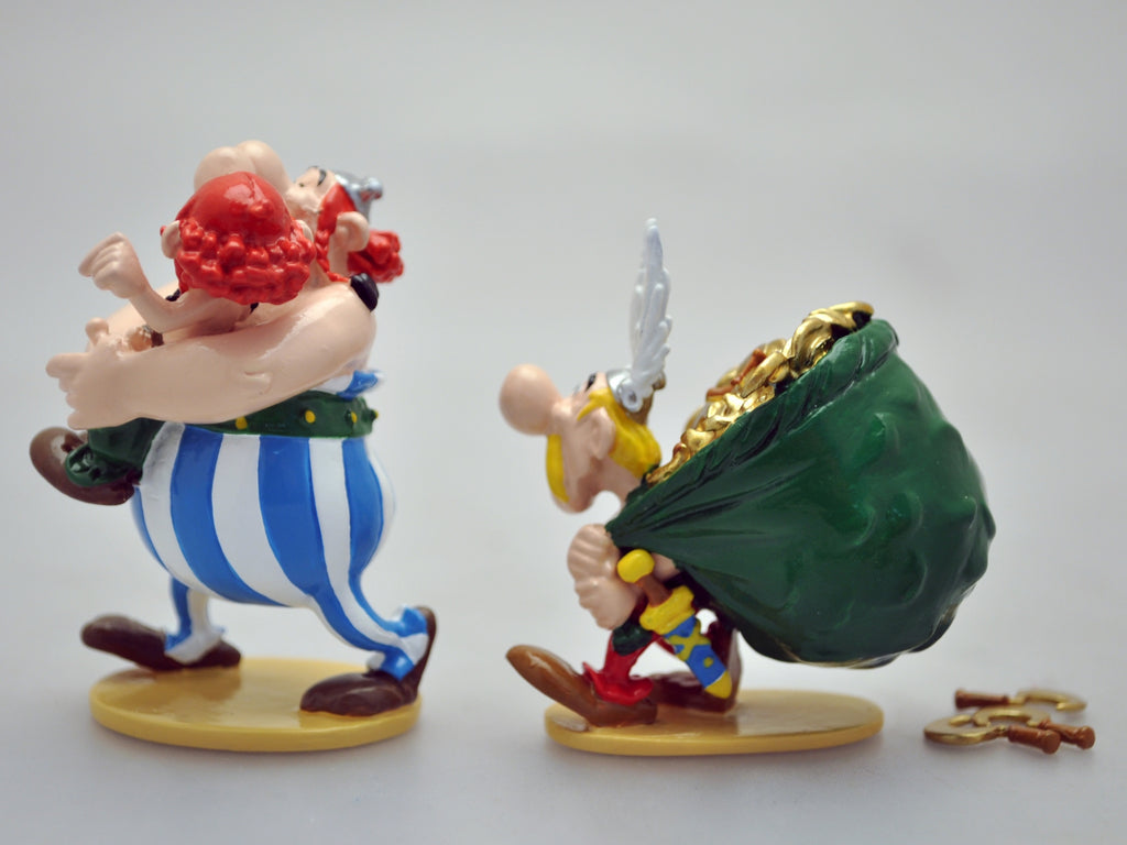 Figurine Pixi Astérix - Obélix Livreur De Menhirs - Réf 2335, Tirage Limité à 150 Exemplaires