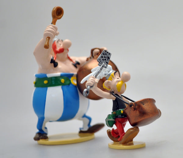 ASTERIX: LA BATTERIE DE CASSEROLES, PIXI CLASSIQUE - figurines en métal