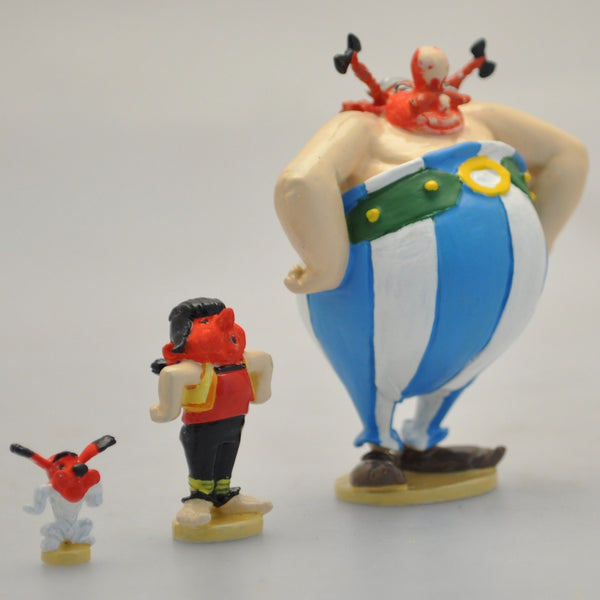 ASTERIX: IDEFIX, PEPE ET OBELIX FONT PRESSION - figurines en métal