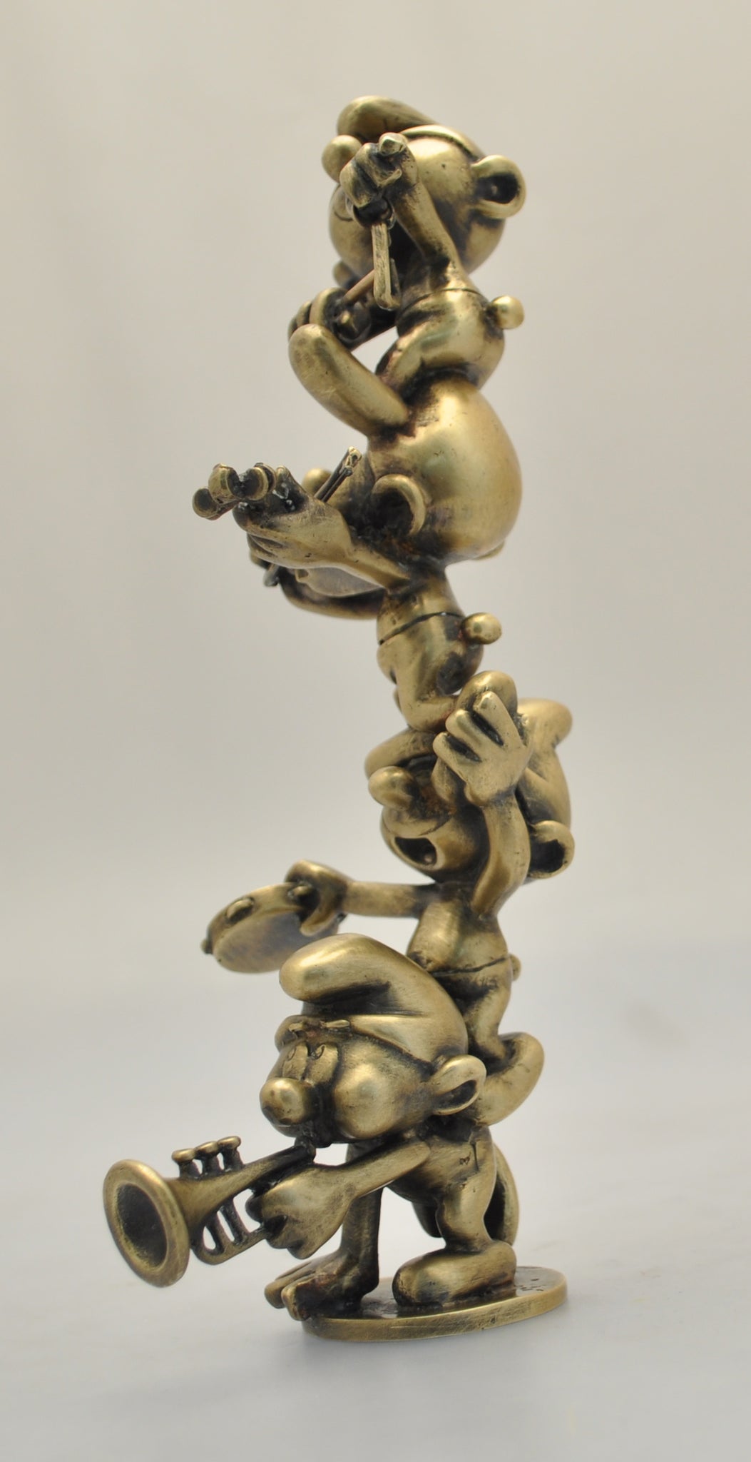 Figurine Schtroumpfs Résine – La Colonne – Plastoy 2004 – Collector