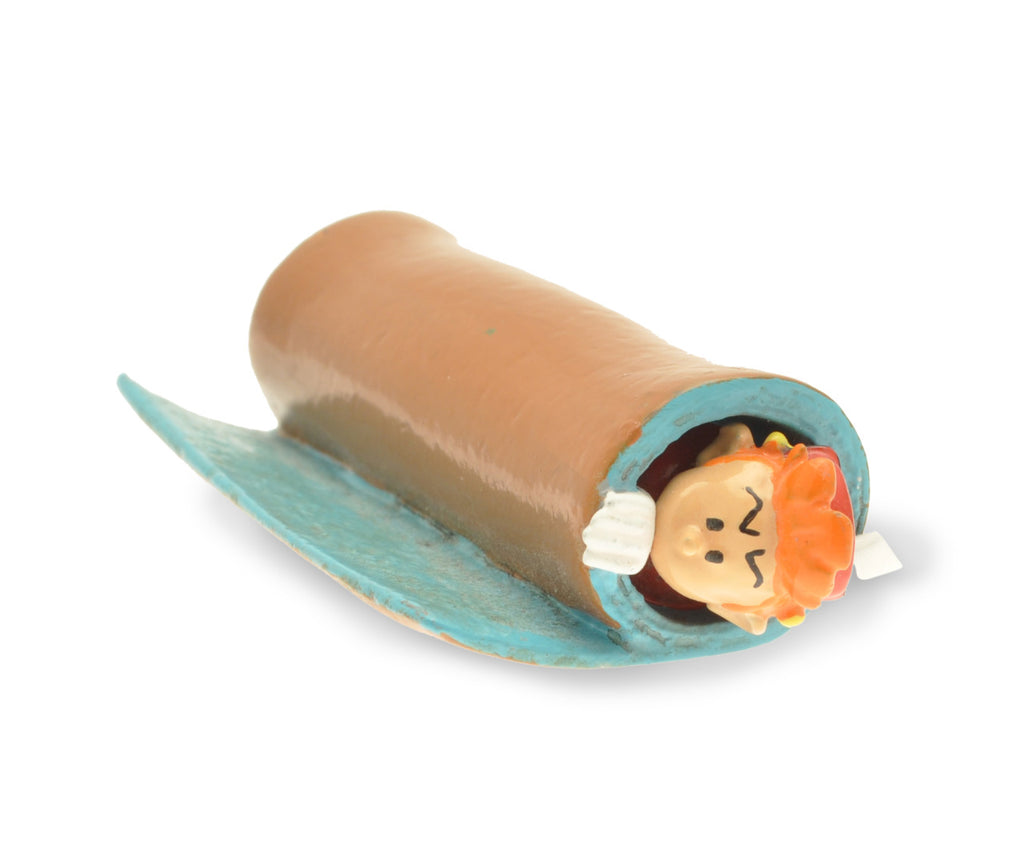 FRANQUIN, COLLECTION ORIGINE: SPIROU TAPIS - figurine métal 5 cm