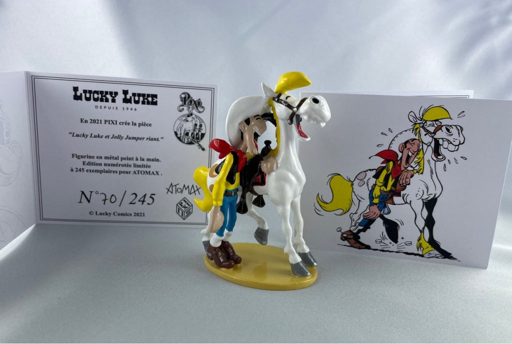 Figurine Pixi Lucky Luke & Jolly Jumper riant 5449 (Atomax, 2021) – La ...