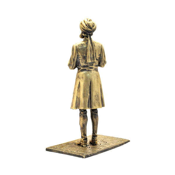 BLAKE & MORTIMER: NASIR AU PLATEAU - figurine en bronze 12 cm