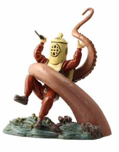 BLAKE & MORTIMER: OLRIK et la PIEUVRE GEANTE (Collection Origine) - figurine métal 6 cm