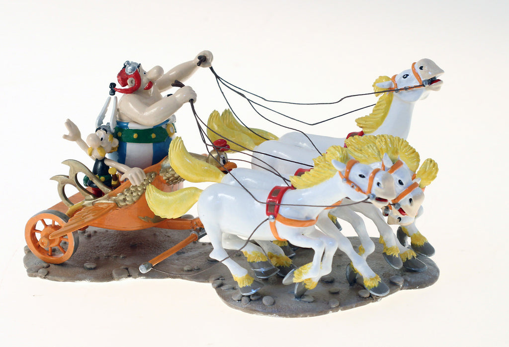 ASTERIX: LE CHAR DE LA TRANSITALIQUE - figurines métal