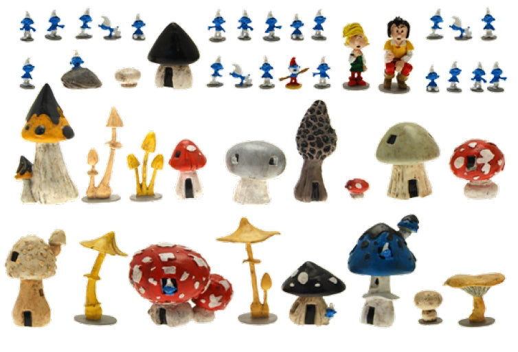 Les Schtroumpfs Schleich – Scène Musicale 40 Ans – Boîte Collection BD