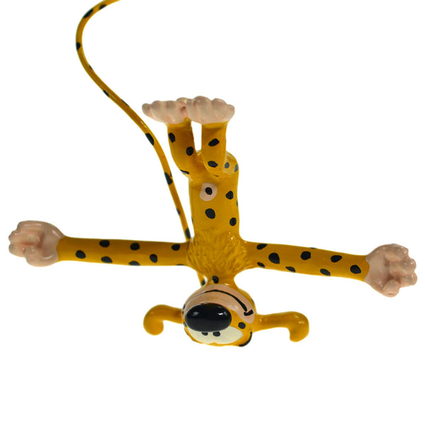 LE MARSUPILAMI: MARSU FAISANT LE POIRIER DEVANT 5 CHATONS - figurines métal