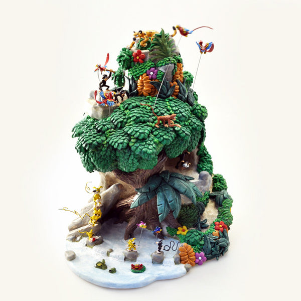 LE MARSUPILAMI: LA MONTAGNE DES MARSUPILAMIS - grande scène Pixi-Mini 27.5 cm