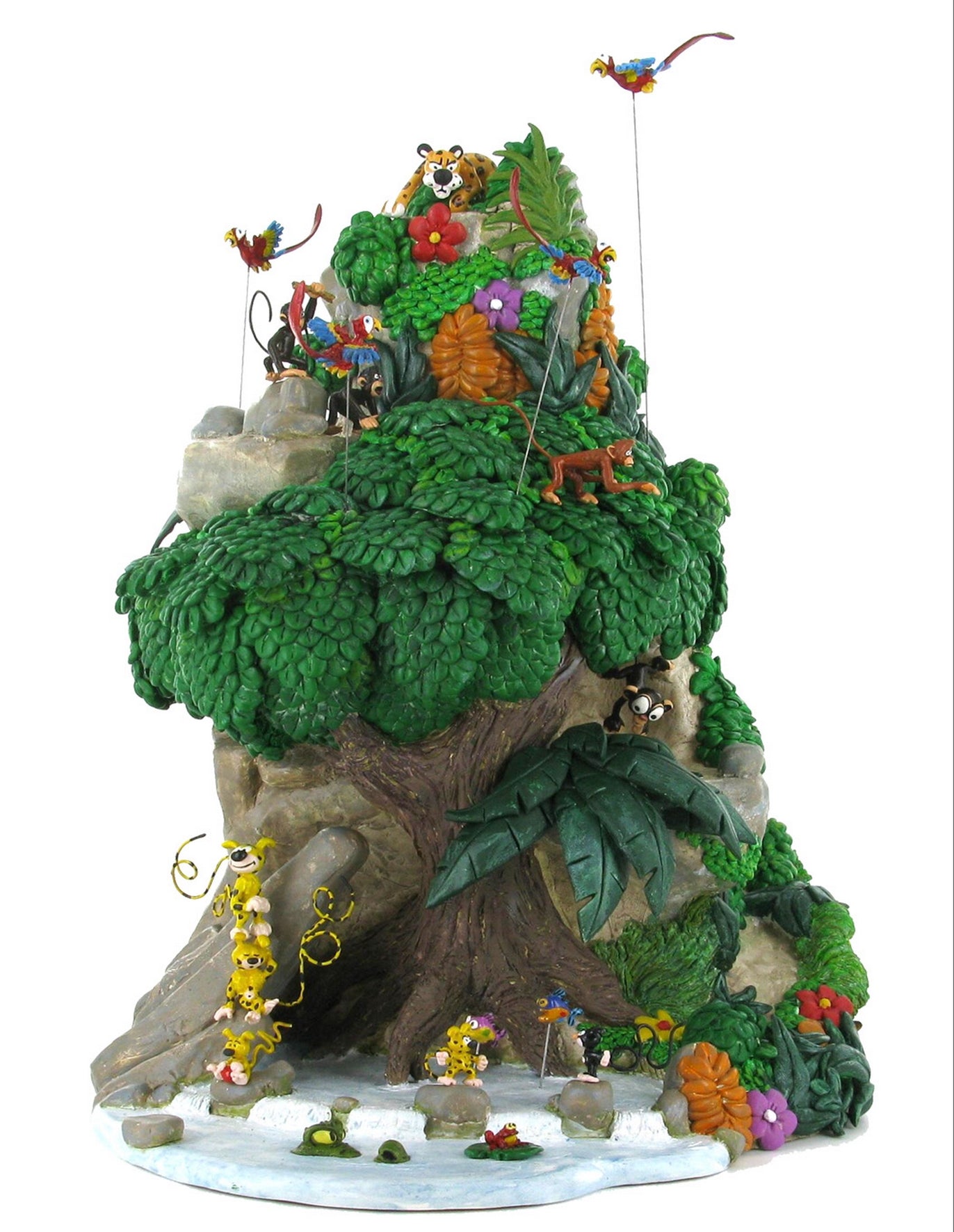 LE MARSUPILAMI LIGOTANT LE LION Sammlerfiguren | Pixi & Cie LE MARSUPILAMI LIGOTANT LE LION Sammlerfiguren | Pixi & Cie