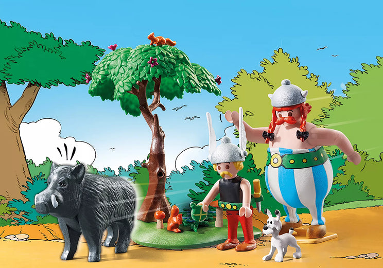Playmobil Astérix : Le Banquet Du Village (réf 70931, 168) - Set D'occasion En Très Bon état