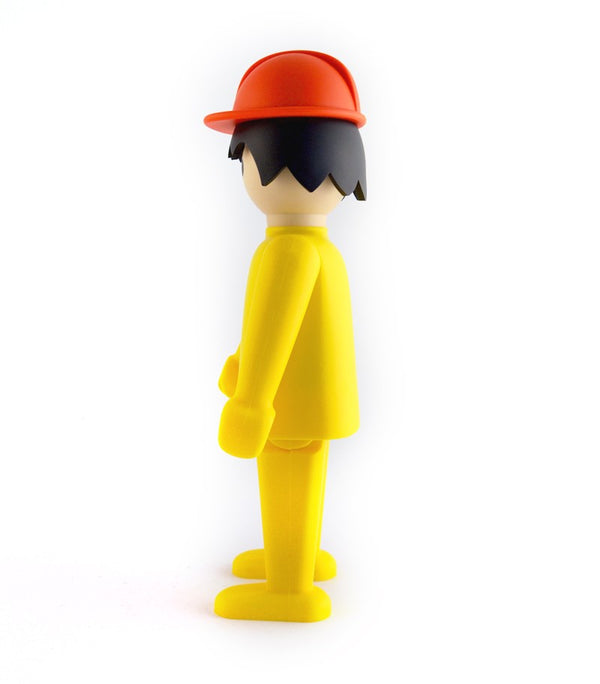 PLAYMOBIL: L'OUVRIER JAUNE - figurine de collection en ABS 24 cm