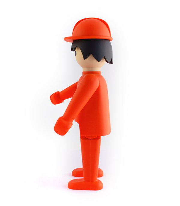 PLAYMOBIL: L'OUVRIER ROUGE - figurine de collection en ABS 24 cm