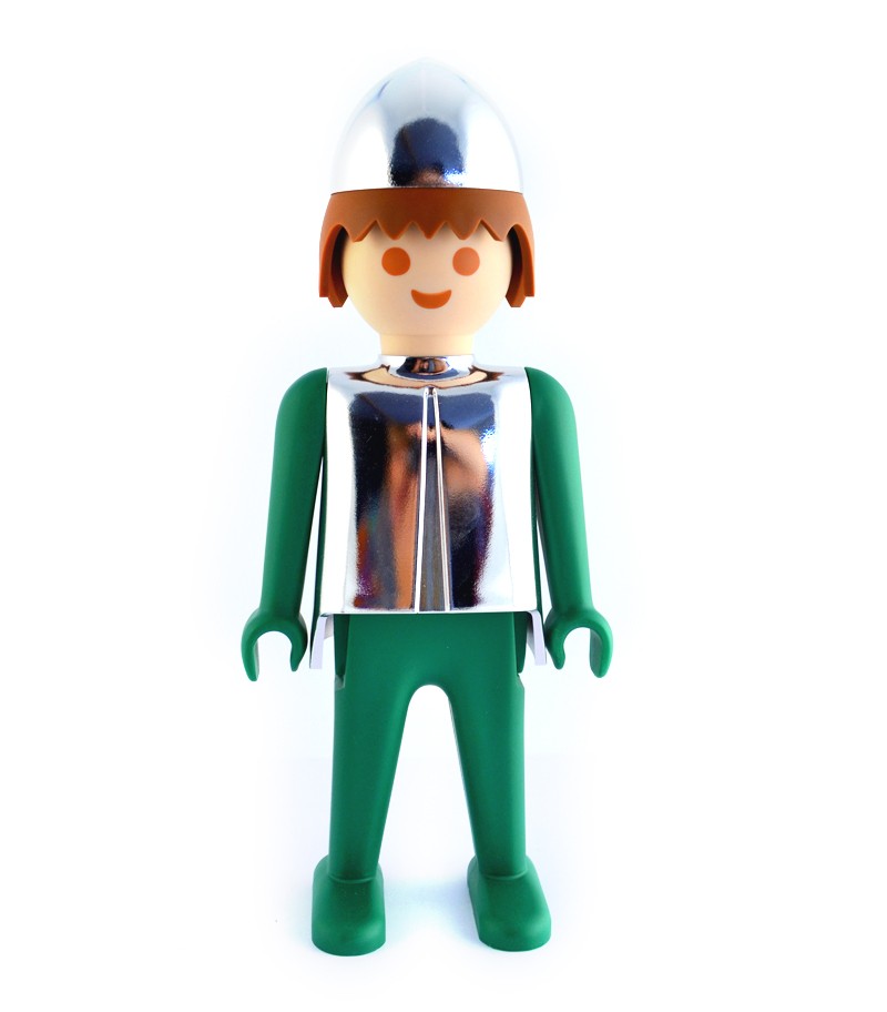 PLAYMOBIL: LE CHEVALIER VERT - figurine de collection en ABS 25 cm