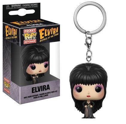 ELVIRA, MAITRESSE DES TENEBRES: ELVIRA, POCKET POP! - porte-clés vinyl 4 cm