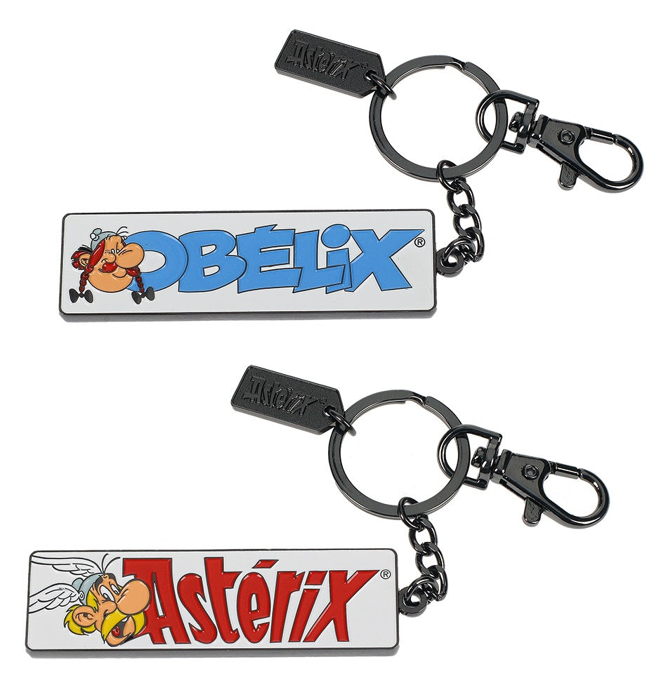 ASTERIX: ASTERIX & OBELIX - porte-clés en métal double face