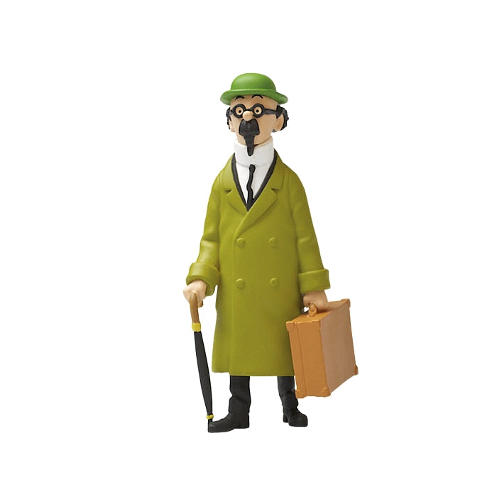 TINTIN: TOURNESOL VALISE - figurine plastique (petit modèle)