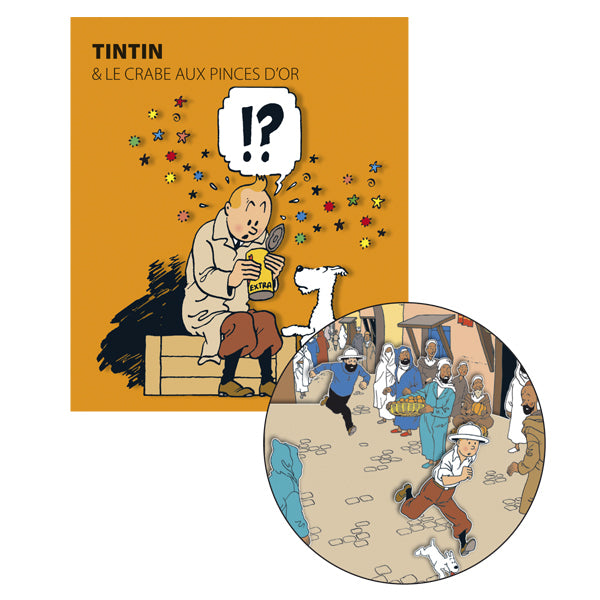 TINTIN: LE CRABE AUX PINCES D'OR "POP UP" - livre animé 23 x 19 cm