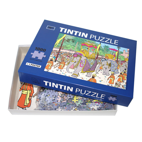 TINTIN: ELEPHANT ALTESSE - puzzle 1000 pièces 50 x 66.5 cm