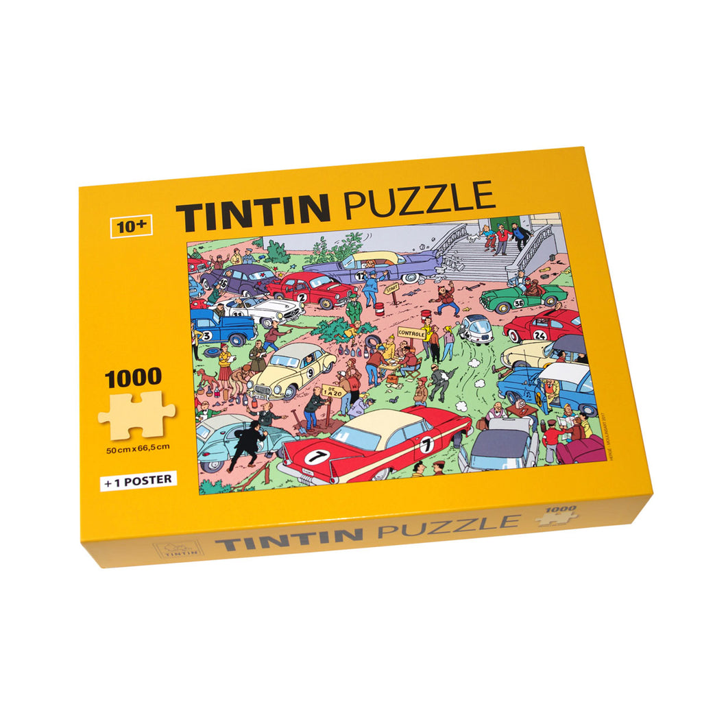 TINTIN: RALLYE - puzzle 1000 pièces 50 x 66.5 cm