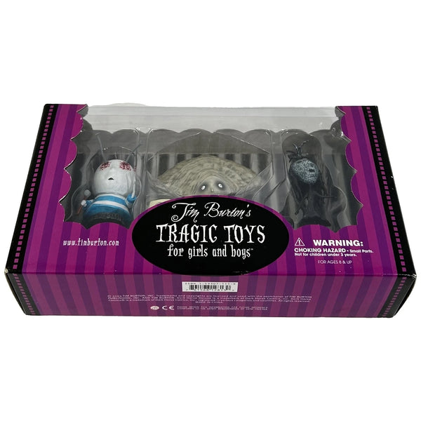 Coffret figurines Tim Burton's Tragic Toys : Oyster Boy / Boy with Nails in his Eyes / Junk Girl, Dark Horse 2003