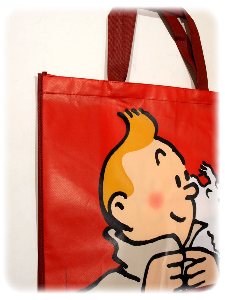 Coupon Tissu Tintin Hergé Moulinsart 1998 - 74 X 88 Cm - Coton Jaune - Neuf - Pour Couture, Déco