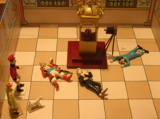 SCENE TINTIN: LE SCEPTRE D'OTTOKAR