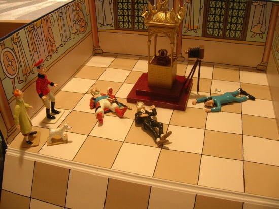 SCENE TINTIN: LE SCEPTRE D'OTTOKAR