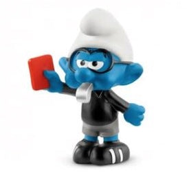 LES SCHTROUMPFS: SCHTROUMPF FOOTBALLEUR 2018 - figurine plastique 5 cm