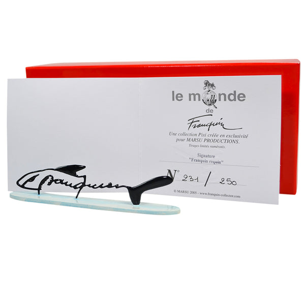 LES SIGNATURES DE FRANQUIN: REQUIN - figurine métal
