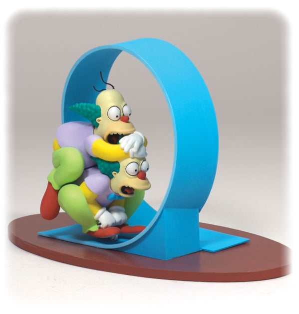 LES SIMPSON: CLOWN HOMER, HOMER & KRUSTY - figurines 12 cm