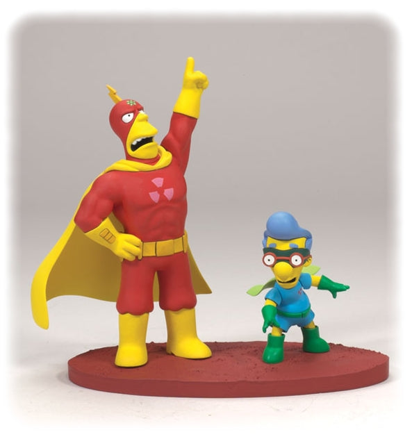 (emballage endommagé) Figurines The Simpsons Radioactive Man & Fallout Boy, McFarlane 2007