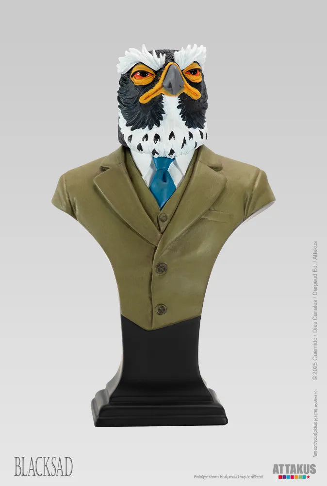 BLACKSAD: JOHN BLACKSAD - buste résine, attakus, attB407 - La Marque Zone