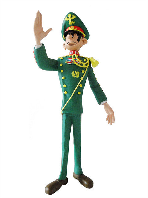 SPIROU: ZANTAFIO "GENERAL ZANTAS" - statuette résine 22 cm