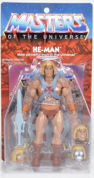 LES MAITRES DE L'UNIVERS: MUSCLOR / HE-MAN, CLUB GRAYSKULL ULTIMATE  -  figurine articulée 18 cm