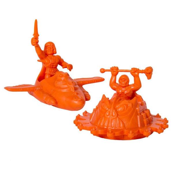 LES MAITRES DE L'UNIVERS: MOTU M.U.S.C.L.E. ORANGE SDCC 2017 - packs de 4 figurines