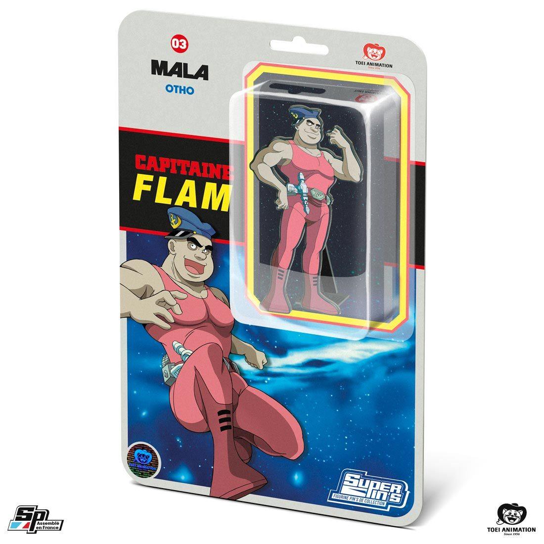 Figurine/Pin's Capitaine Flam Mala en blister card SP Collections 2023 ...