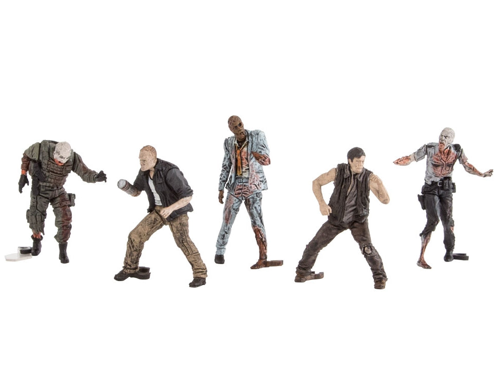 THE WALKING DEAD (TV): DARYL & MERLE, WOODBURY ARENA - assortiment de 5 mini figurines