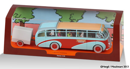 TINTIN: L'AUTOBUS DE LA SWISSAIR 
